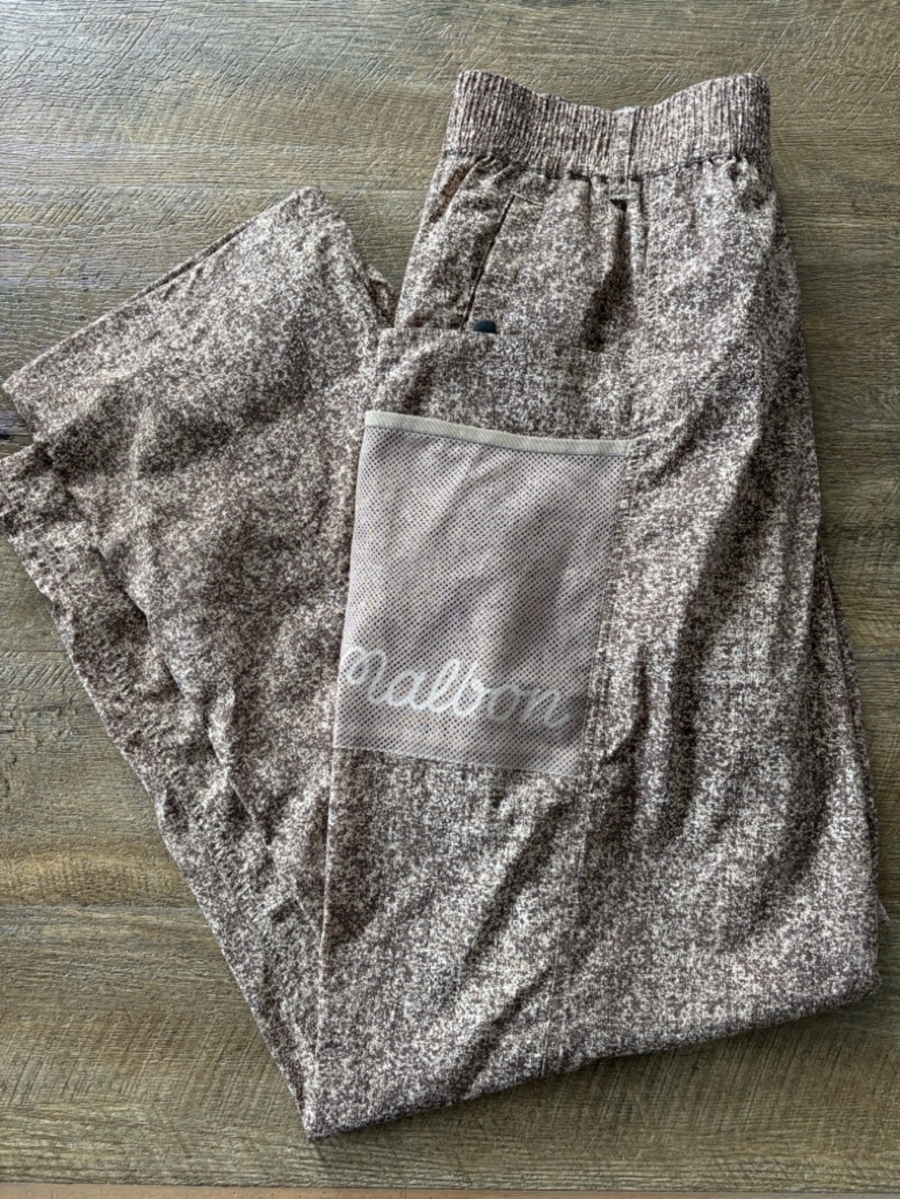 Malbon Men's Brown Heathered golf Pants